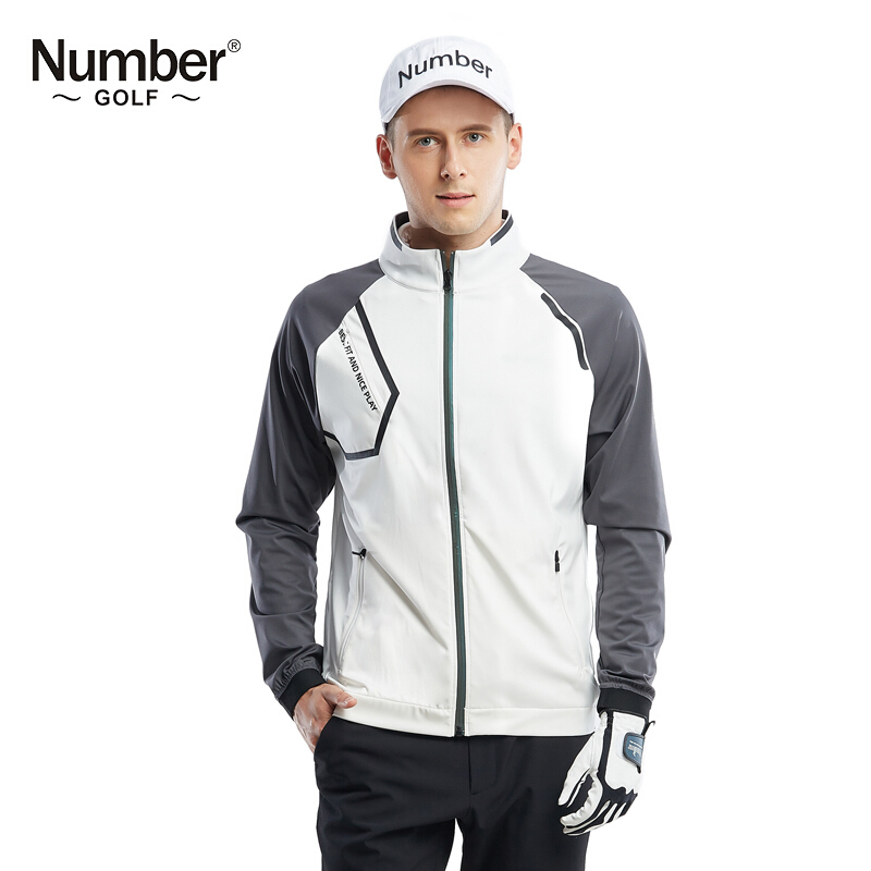 Number高尔夫服装 男士夹克外套 冬季保暖防风2021新款