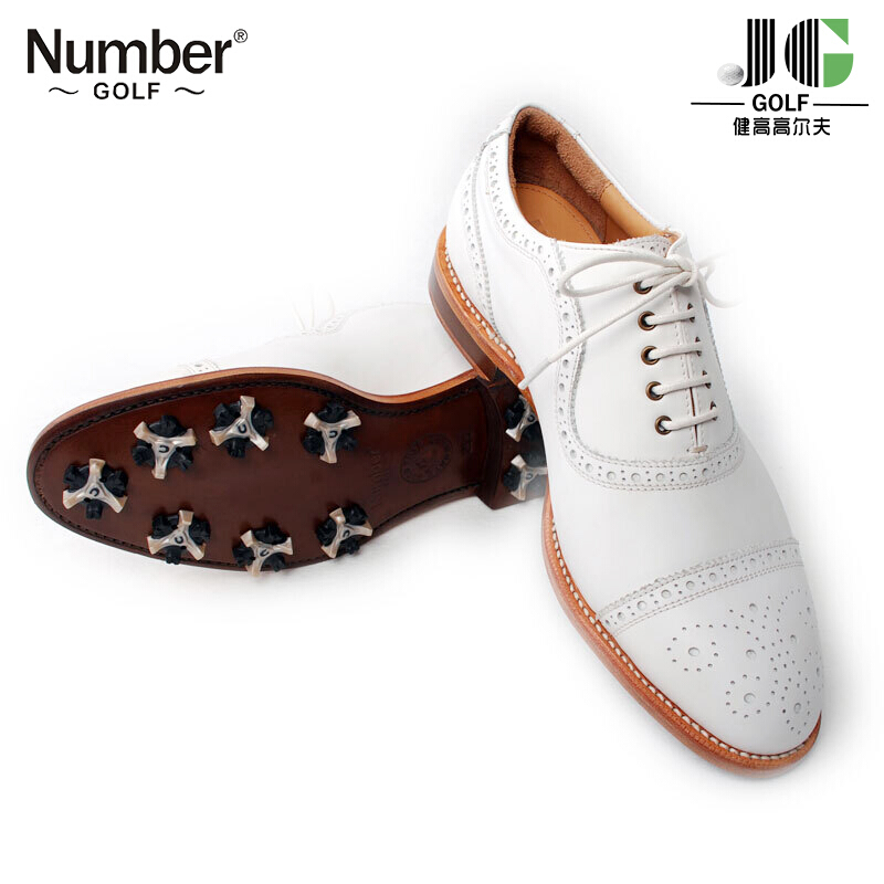 Number 高尔夫球鞋男 5800男士皮鞋 伸士经典款式 男士球鞋 手工